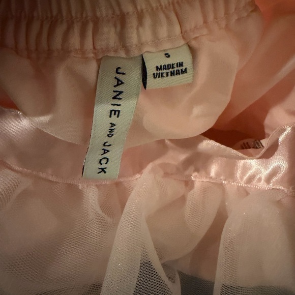 Janie and Jack Pink and Mint Layered Tulle Skirt - Picture 3 of 3